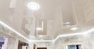Натяжной ПВХ потолок Златоуст, цена от 2159 руб.